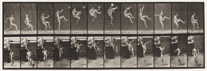 Levy 366. Juokseminen, veto ja potku tekijältä Eadweard Muybridge