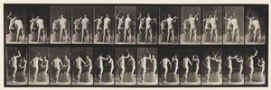 Levy 375. Sepät, kaksi mallia, Vasara alasin tekijältä Eadweard Muybridge