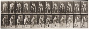 Levy 391. Maanviljelijä, niitto ruohoa tekijältä Eadweard Muybridge