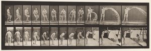 Levy 399. Vesiämpäri tyhjennys, 1872-1885 tekijältä Eadweard Muybridge