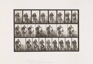 Levy 403. Vesiämpärin tyhjennys tekijältä Eadweard Muybridge