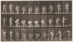 Levy 440. Taivuttava ja huuhteleva juomalasi tekijältä Eadweard Muybridge