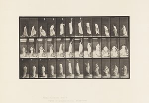 Levy 459. Tuoliin astuminen, kurkotus ylös ja alas, 1885 tekijältä Eadweard Muybridge