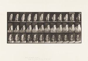 Kilpi 72. Juokse, johtava lapsi (70) kädessä tekijältä Eadweard Muybridge