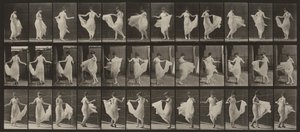 Kuvalevy numero 192. Tanssiminen (hieno) tekijältä Eadweard Muybridge