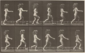 Kilpi numero 469. Lapsi juoksemassa,1887 (kuva) tekijältä Eadweard Muybridge