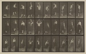 Kilpi numero 504. Nousevat ja laskevat portaat tekijältä Eadweard Muybridge