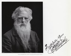 Eadweard Muybridgen muotokuva (m/w kuva) tekijältä Eadweard Muybridge
