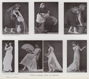 Liikkeessä oleva ihmishahmo: sekalaiset liikkeet (m/v kuva) tekijältä Eadweard Muybridge