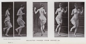 Ihmishahmo liikkeessä: Valitut vaiheet sarjasta 55 (m/v kuva) tekijältä Eadweard Muybridge