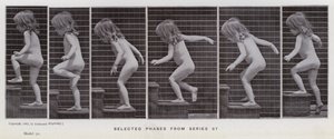 Ihmishahmo liikkeessä: Valitut vaiheet sarjasta 87 (m/v kuva) tekijältä Eadweard Muybridge
