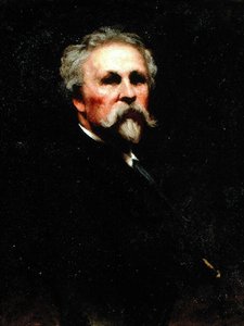Omakuva (öljy kankaalle) tekijältä Eastman Johnson