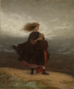 Tyttö, jonka jätin taakseni, n. 1872. tekijältä Eastman Johnson