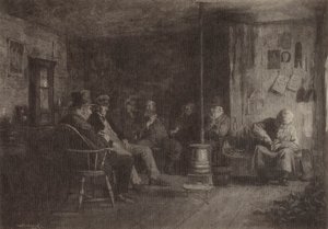 Nantucketin filosofian koulu tekijältä Eastman Johnson