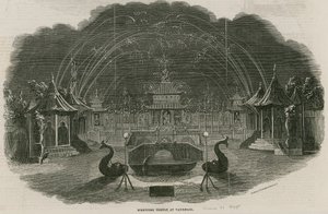 Ilotulitustemppeli Royal Vauxhall Gardensissa, Lontoossa