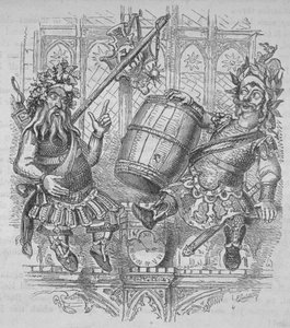 Gog ja Magog tynnyrin kanssa, 1840