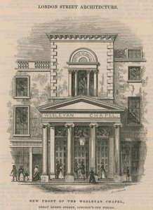 Wesleyan Chapelin uusi etuosa, Great Queen Street, Lincoln