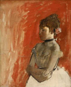 Balettitanssija kädet ristissä tekijältä Edgar Degas