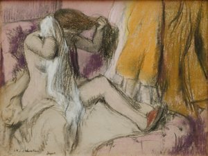 Nach dem Bad tekijältä Edgar Degas