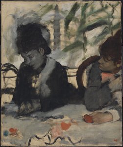 Kahvilassa tekijältä Edgar Degas
