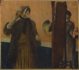 Modistin luona tekijältä Edgar Degas