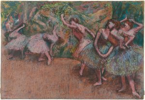 Balettikohtaus, c. 1907. tekijältä Edgar Degas