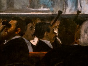 Baletti Robert the Devil (yksityiskohta). 1876. Öljy kankaalle. tekijältä Edgar Degas