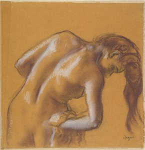 Kylpijä kuivaa itseään tekijältä Edgar Degas