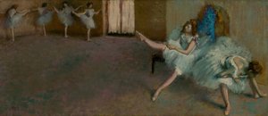Ennen balettia tekijältä Edgar Degas