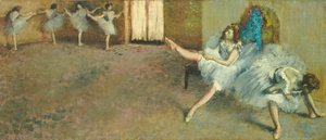 Ennen balettia tekijältä Edgar Degas