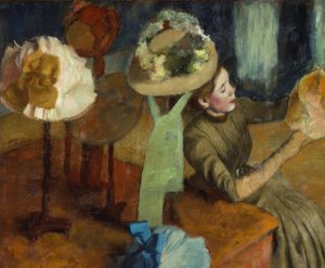 Bei der Hutmacherin tekijältä Edgar Degas