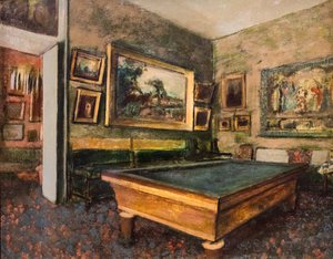 Biljardihuone tekijältä Edgar Degas