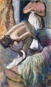 Aamiainen kylvyn jälkeen tekijältä Edgar Degas