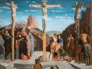 Golgata (kopio Andrea Mantegnan mukaan). 1861. Öljy kankaalle. tekijältä Edgar Degas