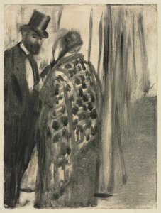 Keskustelu: Ludovic Halévy ja Madame Cardinal (Keskustelu) Ludovic Halévyn "La Famille Cardinal" -sarjaan tekijältä Edgar Degas