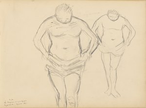 Cézannen Kylpijöiden kopiot tekijältä Edgar Degas