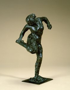 Tanssija pitelee jalkaansa, n. 1900-1910 (pronssi)