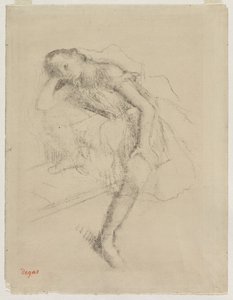 Tanssija levossa tekijältä Edgar Degas