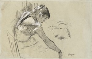 Tanssija levossa; Lepo tanssija, 1879 tekijältä Edgar Degas