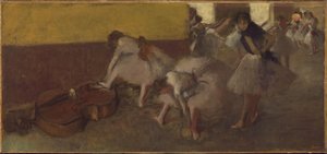 Dancers in the Green Room, n.1879 tekijältä Edgar Degas