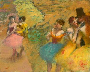 Tanssijat (oopperan kulissien takana) tekijältä Edgar Degas