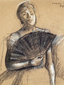 Yksityiskohta tanssija (noin 1876). Edgar Degas (1834-1917). Pastelli ja hiili paperisauvalle. Musee des Beaux-Arts de la Ville de Paris, PeuPalais. tekijältä Edgar Degas