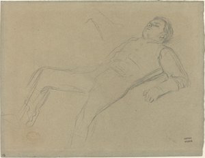 Fallen Jockey -tutkimus Scene from the Steeplechase: The Fallen Jockey, c. 1866. tekijältä Edgar Degas