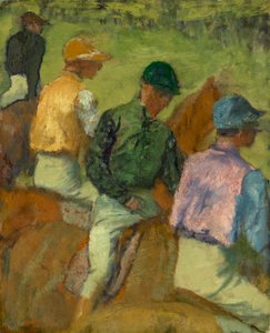 Neljä Jockeya tekijältä Edgar Degas