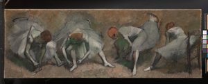 Tanssien friisi, noin 1895 tekijältä Edgar Degas