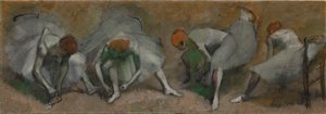 Tanssien friisi, n. 1895. tekijältä Edgar Degas