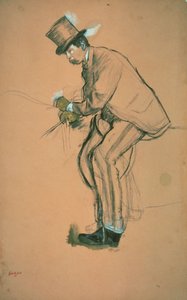 Herrasmies ratsastaja tekijältä Edgar Degas