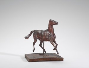 Hevosravi, jalat eivät kosketa maata, 1870-luku. tekijältä Edgar Degas