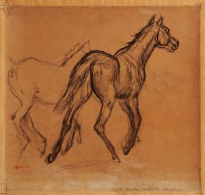 Hevoset, n. 1882 tekijältä Edgar Degas