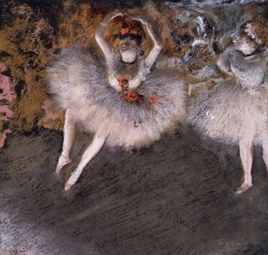 The Beaten Step, n. 1879 tekijältä Edgar Degas